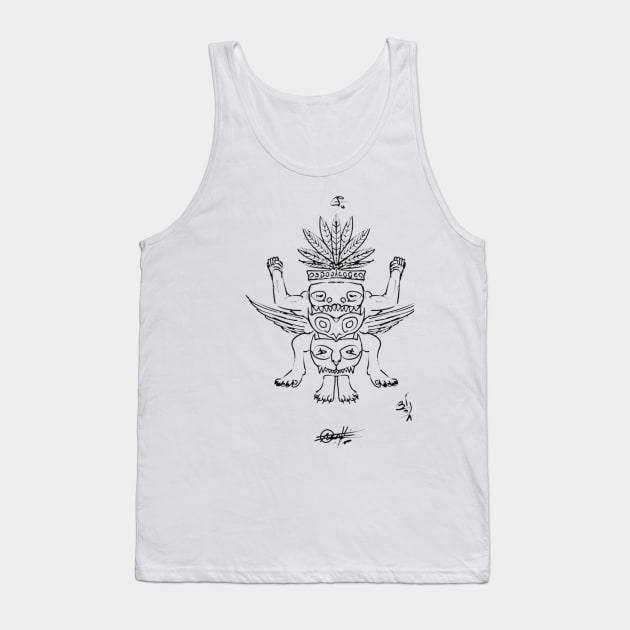 Totem Pole Tank Top by angwenyimark